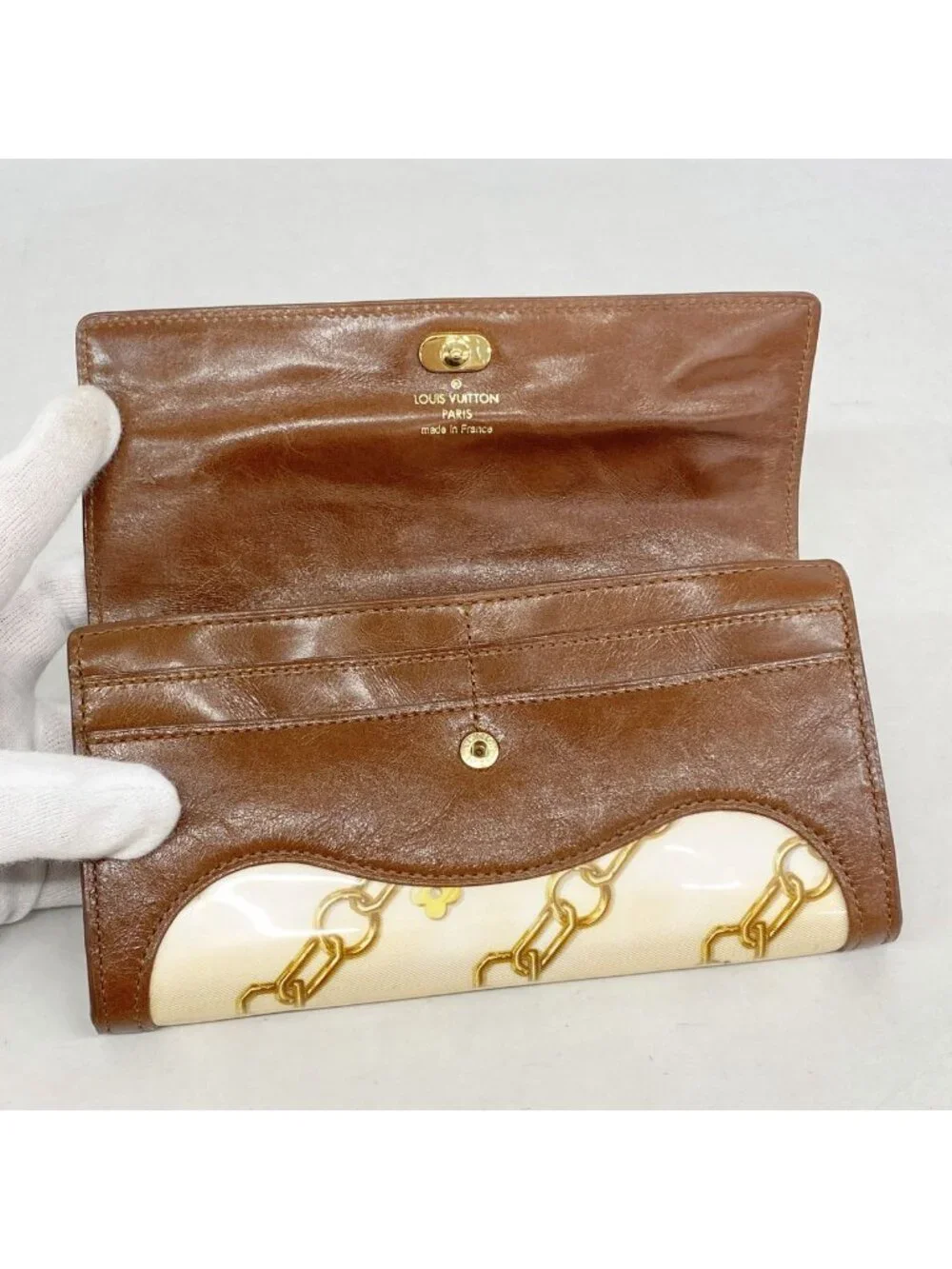 Louis Vuitton Wallet Monogram Charm Pochette Porte Monnaie Blanc Coin Purse